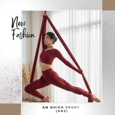 Áo Bra Thể Thao Nữ Dài Tay Xén Cổ Thun Lạnh Thấm Hút Mồ Hôi Co Giãn 4 Chiều - AN NHIÊN SHOP 370k