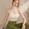 Áo Bra Thể Thao Nữ Hai Dây Thun Lạnh Co Giãn, Thấm Hút Mồ Hôi, Yoga Tại Nhà - A16 6