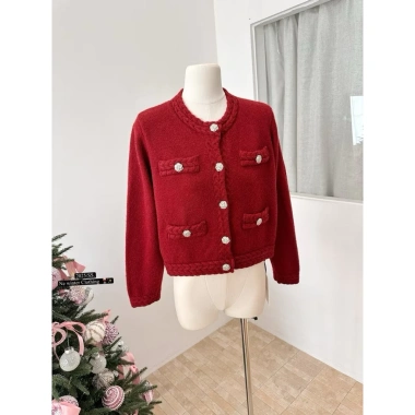 Áo Cadigan Cúc Hoa Hồng Dây Dặn Đẹp Freesize - Giảm Giá Đặc Biệt 379k 5 Áo Cadigan Cúc Hoa Hồng Dây Dặn Đẹp Freesize - Giảm Giá Đặc Biệt 379k 5