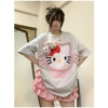 Áo cặp đôi thời trang cotton 100% nơ bướm tay ngắn nữ - Giá ưu đãi 260k
