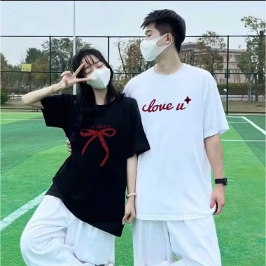 Áo Cặp Đôi Unisex Hàn Quốc Cao Cấp 100% Cotton Mềm Mại Thoáng Mát Giá 225k 5