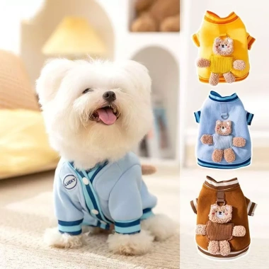 Áo Cardigan ấm áp cho chó mèo, thiết kế thời trang mới, thoáng khí mùa đông, giá ưu đãi 329.335đ