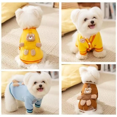 Áo Cardigan ấm áp cho chó mèo, thiết kế thời trang mới, thoáng khí mùa đông, giá ưu đãi 329.335đ
