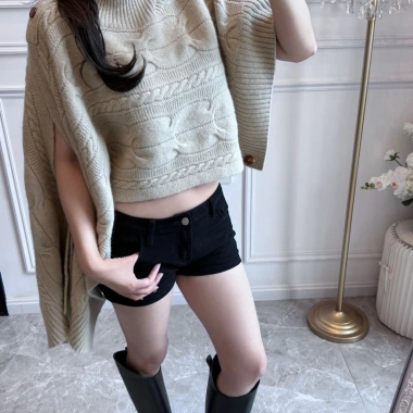 Áo cardigan cổ cao lazy style thời trang, áo khoác mỏng đầu thu giảm giá 117k