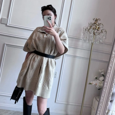 Áo cardigan cổ cao lazy style thời trang, áo khoác mỏng đầu thu giảm giá 117k