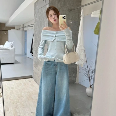 Áo Cardigan Dệt Kim Mỏng Nữ Tay Dài Ôm Fit Thanh Lịch Giá chỉ 127.354₫