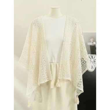 Áo Cardigan Dệt Kim Tua Rua Cổ Điển Nữ - Ren Mỏng, Đi Biển, Giá chỉ 220.000₫ 2 Áo Cardigan Dệt Kim Tua Rua Cổ Điển Nữ - Ren Mỏng, Đi Biển, Giá chỉ 220.000₫ 2