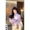 Áo cardigan len dáng ngắn khóa kéo mềm mịn hottrend mùa đông QCCC Loại 1 - 189k 6