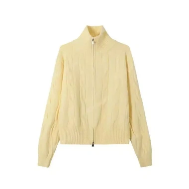 Áo cardigan len dáng ngắn khóa kéo mềm mịn hottrend mùa đông QCCC Loại 1 - 189k