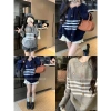 Áo cardigan len kẻ sọc ngang dệt kim hotgirl - Giá chỉ 240.000₫, giảm 20% 7