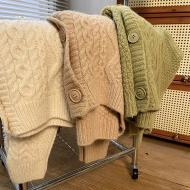 Áo cardigan len KUNKUN SP250 viền thừng mềm mịn mùa đông - Giá 169k (NHẬN TRƯỚC TẾT)