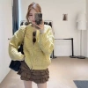 Áo cardigan len ngắn khóa kéo dày dặn KUNKUN SP410 sẵn ship 189.000đ 6