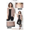 Áo cardigan nữ màu trơn cổ V tay dài mỏng, dệt kim lụa lạnh, rộng rãi, giá 142.759₫ 5