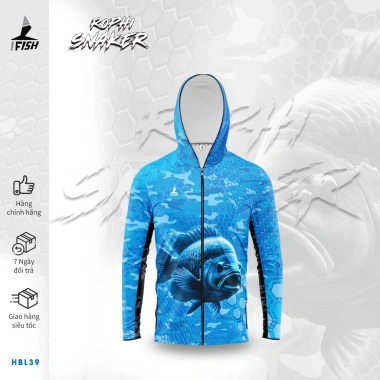 Áo Câu Cá ROPHI SNAKER Chống Nắng Thoáng Mát UV cho AE Cần Thủ IFISH 71.600đ 10