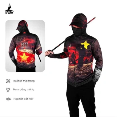 Áo Câu Cá Vietnam Hero IFISH Chống Nắng, Thoáng Mát, Chống UV cho AE Cần Thủ - Giá 89.500đ 4