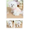 Áo chó mèo cổ tích vải mỏng thoáng khí, dây dẫn cho Teddy Bichon – áo mềm mại