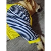Áo chó thoáng khí bảo vệ khuỷu, kẻ sọc tay dài, polyester, cho các giống lớn, mặc quanh năm 6