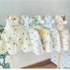 Áo choàng cánh dơi muslin chống nắng bé 0-4 tuổi, có nút gài, mũ, giảm giá 14k 2