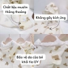 Áo choàng chống nắng 3 lớp Muslin, tặng kính chắn bụi gài mũ - chỉ 149.000 VND 3