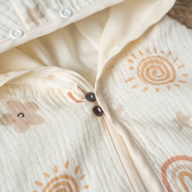 Áo choàng chống nắng 3 lớp Muslin, tặng kính chắn bụi gài mũ - chỉ 149.000 VND 6
