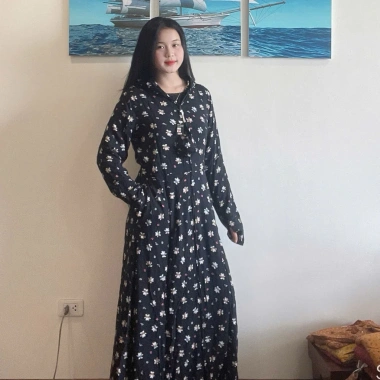 Áo choàng chống nắng Lanh Nhung 3 lớp Lịch Hà - Siêu mát, bảo vệ da, chỉ 400k 5