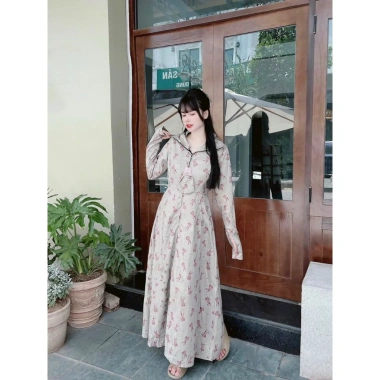 Áo choàng chống nắng vải Umi lạnh dày mịn, che kín chân không xẻ - 339k 2.023