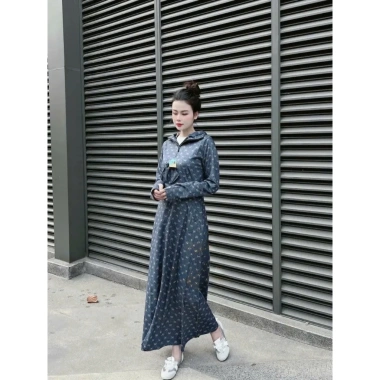 Áo choàng chống nắng vải Umi lạnh dày mịn, che kín chân không xẻ - 339k 2.023