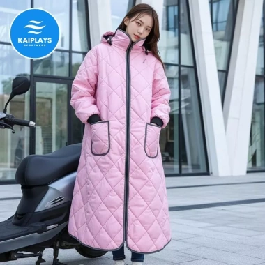 Áo choàng dài KAIPLAYS KP160 chắn gió, chống nước, giữ ấm xe máy và phượt 399k 10 Áo choàng dài KAIPLAYS KP160 chắn gió, chống nước, giữ ấm xe máy và phượt 399k 10
