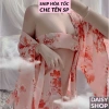 Áo choàng ngủ kimono cosplay sexy geisha Nhật Bản màu hồng - Giá ưu đãi 163.930 VND