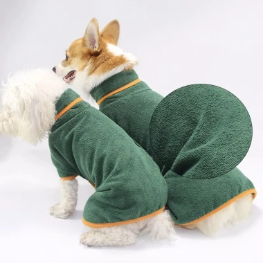Áo choàng sấy lông thú cưng siêu thấm nước, quấn toàn thân cho mèo và chó 4-45kg sau tắm - Giá ưu đãi 239.315 VND