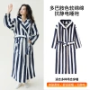 Áo choàng tắm da lộn mũ trùm đầu dày, váy ngủ nhung đẹp, bộ đồ ngủ cặp đôi, chống tĩnh điện 6