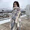 Áo choàng Tân Cương viền thô Tây Tạng mùa thu đông ấm áp, bóng dày, du lịch Đại Tây Bắc - Giá ưu đãi 380.659 VND 4