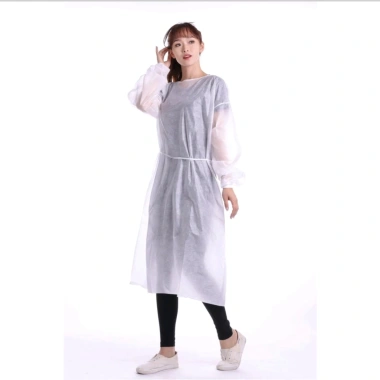 Áo choàng y tế dùng 1 lần, áo phun xăm spa - Giá 19.000đ, an toàn, thoáng mát, không thấm