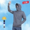 Áo chống nắng 2 lớp cao cấp nam nữ, lưới lách thoáng khí, che chán - 124.999₫ 3