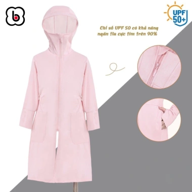 Áo chống nắng BabyloveGO cho bé toàn thân vải thông hơi tản nhiệt, chống UV 179.000đ