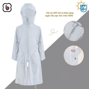 Áo chống nắng BabyloveGO cho bé toàn thân vải thông hơi tản nhiệt, chống UV 179.000đ