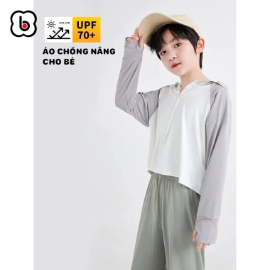 Áo chống nắng bé trai BabyloveGO công nghệ Ice Sense làm mát tức thì, ngăn UV 4 Áo chống nắng bé trai BabyloveGO công nghệ Ice Sense làm mát tức thì, ngăn UV 4
