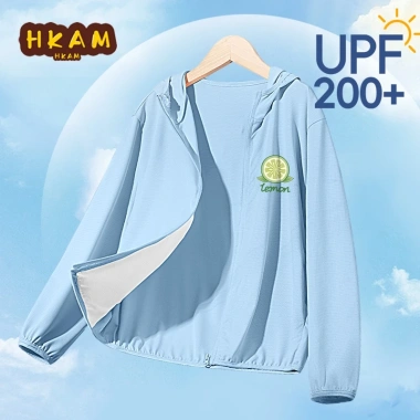 Áo chống nắng bé trai UPF200 mùa hè, mát mẻ, không nhăn, in dễ thương - 199.800 VND