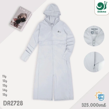 Áo Chống Nắng Dài Dokma UV Siêu Mềm Co Dãn Cho Trẻ 30-44kg 11-15Y - Giá 325k 7