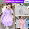 Áo Chống Nắng Dài Liền Thân Lụa Băng Siêu Nhẹ Mềm Mát Bé Trai Gái 10-35kg 105k