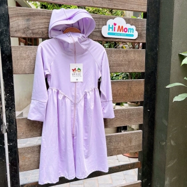 Áo Chống Nắng Dài Liền Thân Lụa Băng Siêu Nhẹ Mềm Mát Bé Trai Gái 10-35kg 105k 9