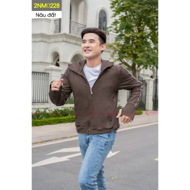 Áo chống nắng nam CARDINA 2 lớp thun lạnh viền thể thao, chống UV, giá 354.000đ