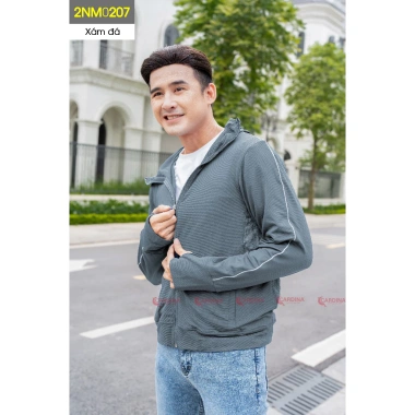 Áo chống nắng nam CARDINA 2 lớp thun lạnh viền thể thao, chống UV, giá 354.000đ