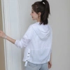 Áo chống nắng ngắn tay tím siêu mỏng, phong cách Hàn Quốc mùa hè, giá ưu đãi 198k 8