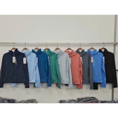 Áo Chống Nắng Nữ 1 Lớp Cao Cổ Túi Khóa Siêu Mát, UV, Size XL 52-62kg - 65.000đ