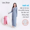 Áo chống nắng nữ 2 lớp dài Lisa M41 – Váy áo choàng liền thân vải thông hơi, giảm giá 5