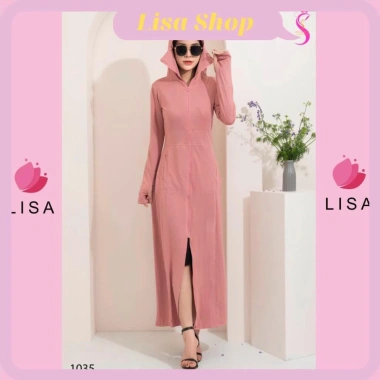 Áo chống nắng nữ 2 lớp dài Lisa M41 – Váy áo choàng liền thân vải thông hơi, giảm giá 10