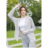 Áo chống nắng nữ 2 lớp Moriss - Thun mát lạnh, mũ lưỡi trai rộng, giá chỉ 89.000₫ 2