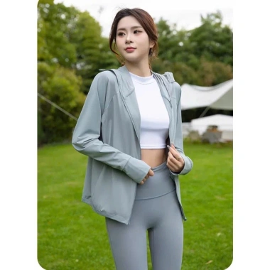 Áo chống nắng nữ 2 lớp Moriss - Thun mát lạnh, mũ lưỡi trai rộng, giá chỉ 89.000₫