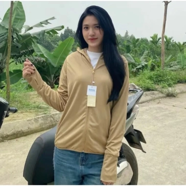Áo Chống Nắng Nữ 2 Lớp Mũ Lưỡi Trai, Lưới Tản Nhiệt, Chống UV, Giá 99.000 VND